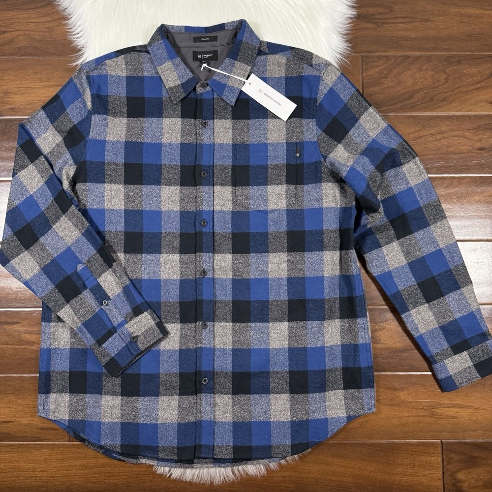 AG Adriano Goldschmied Men's Size‎ XXL Plaid Cloud Soft Flannel Aiden Shirt